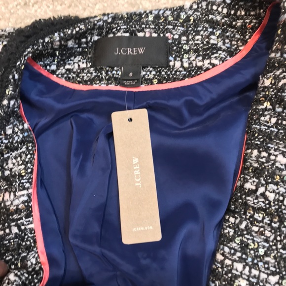 πNWTπ J Crew Tweed Lady Jacket - Picture 13 of 14